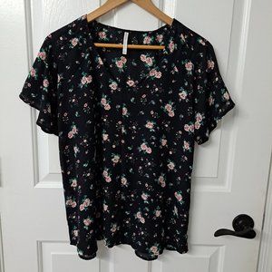 Floral Blouse Size L